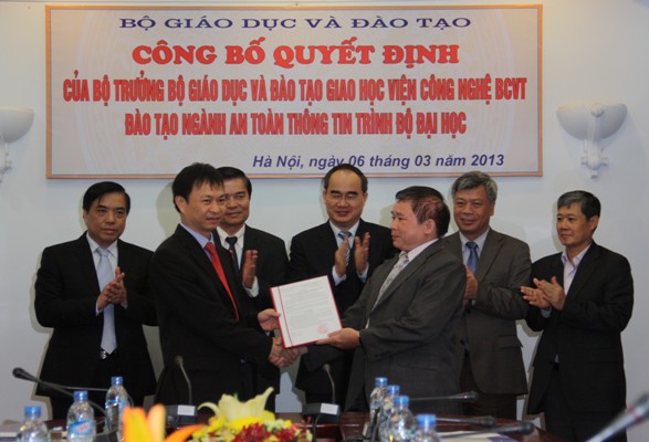 Học viện Công nghệ Bưu chính viễn thông được giao đào tạo ngành An toàn thông tin